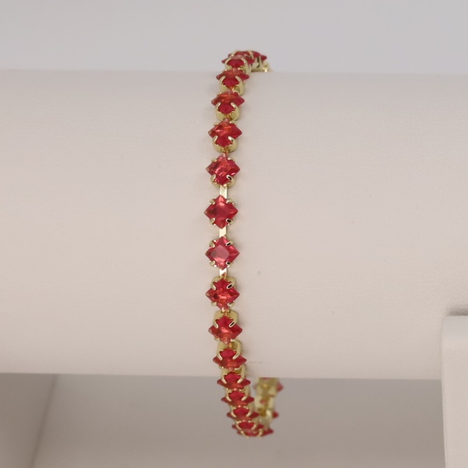 Bratara placata cu aur 14K model BF281 - dimensiune 19 cm