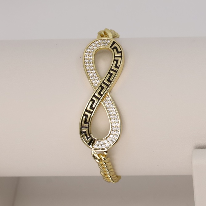 Bratara placata cu aur 14K model BF288 - dimensiune 19 cm