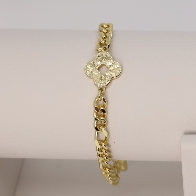 Bratara placata cu aur 14K model BF293 - dimensiune 21 cm