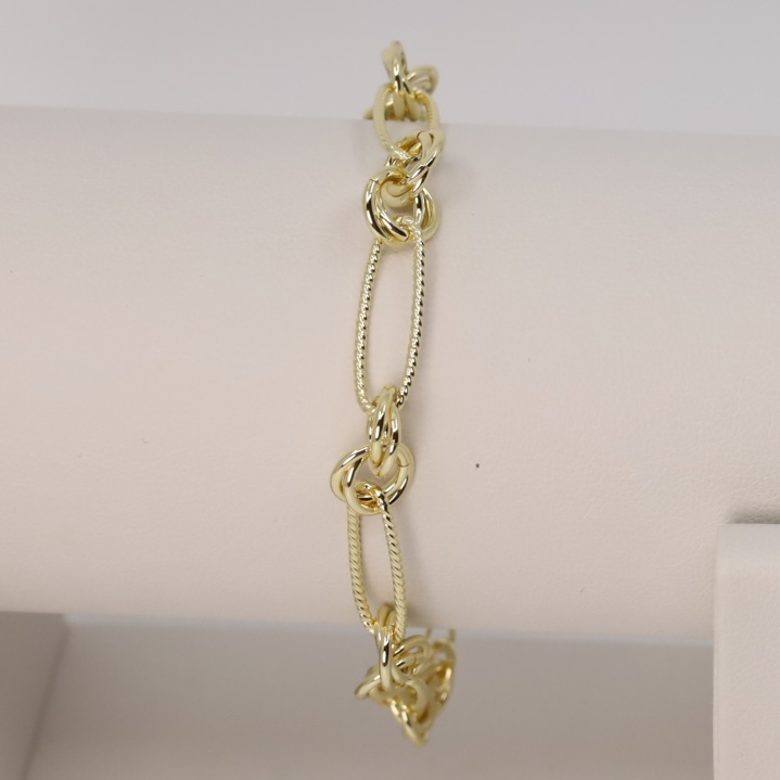Bratara placata cu aur 14K model BF298 - dimensiune 19 cm