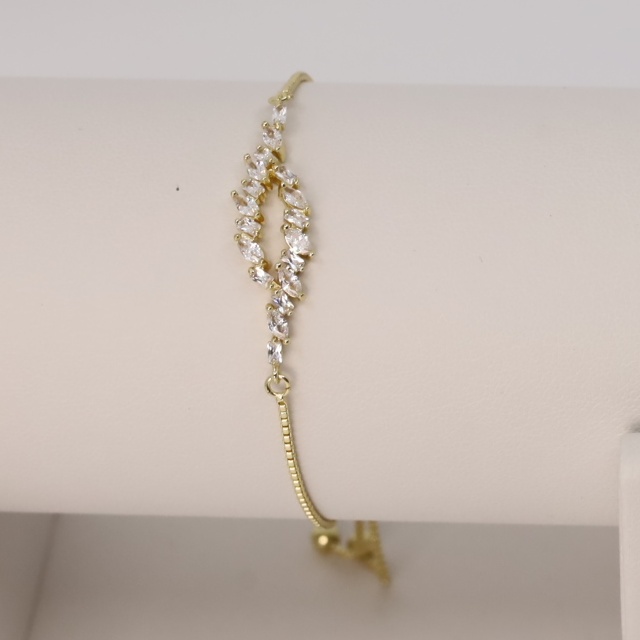 Bratara placata cu aur 14K model BF296 -reglabila