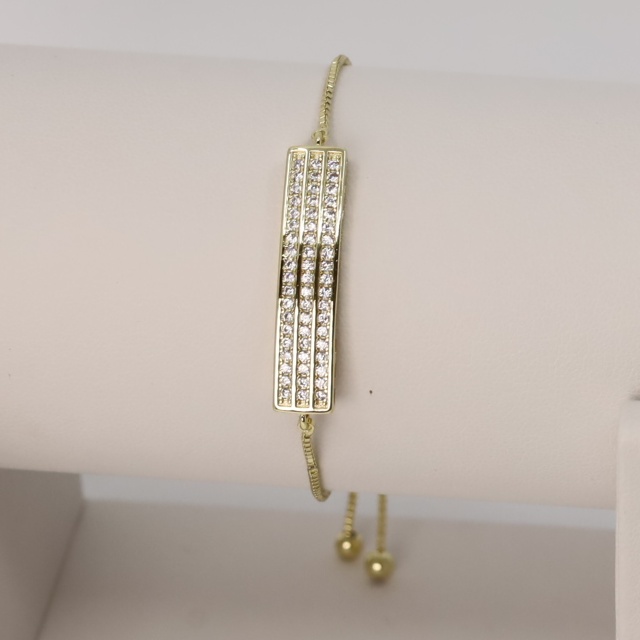 Bratara placata cu aur 14K model BF297 - reglabila