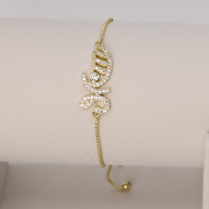 Bratara placata cu aur 14K model BF295 - reglabila