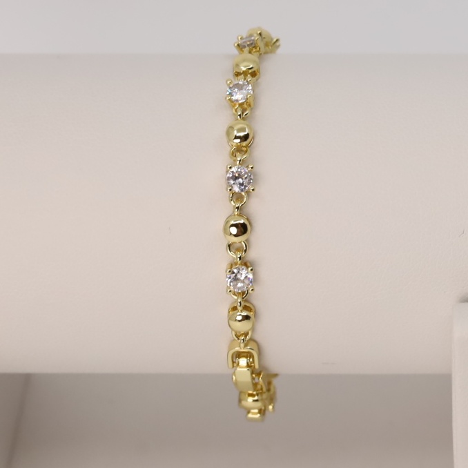 Bratara placata cu aur 14K model BF286 - dimensiune 19 cm