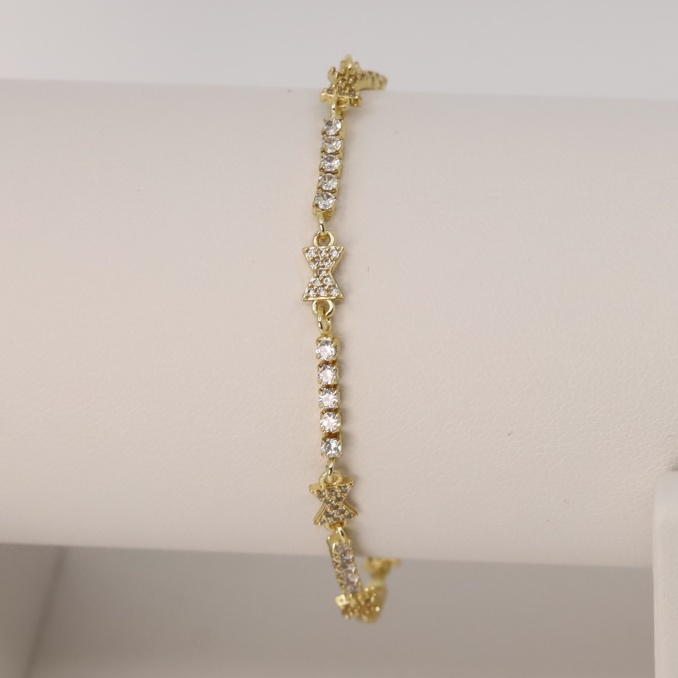 Bratara placata cu aur 14K model BF289 - dimensiune 19 cm