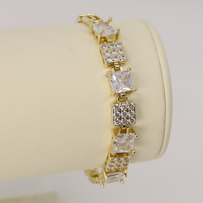 Bratara placata cu aur 14K model BF304 - dimensiune 19 cm