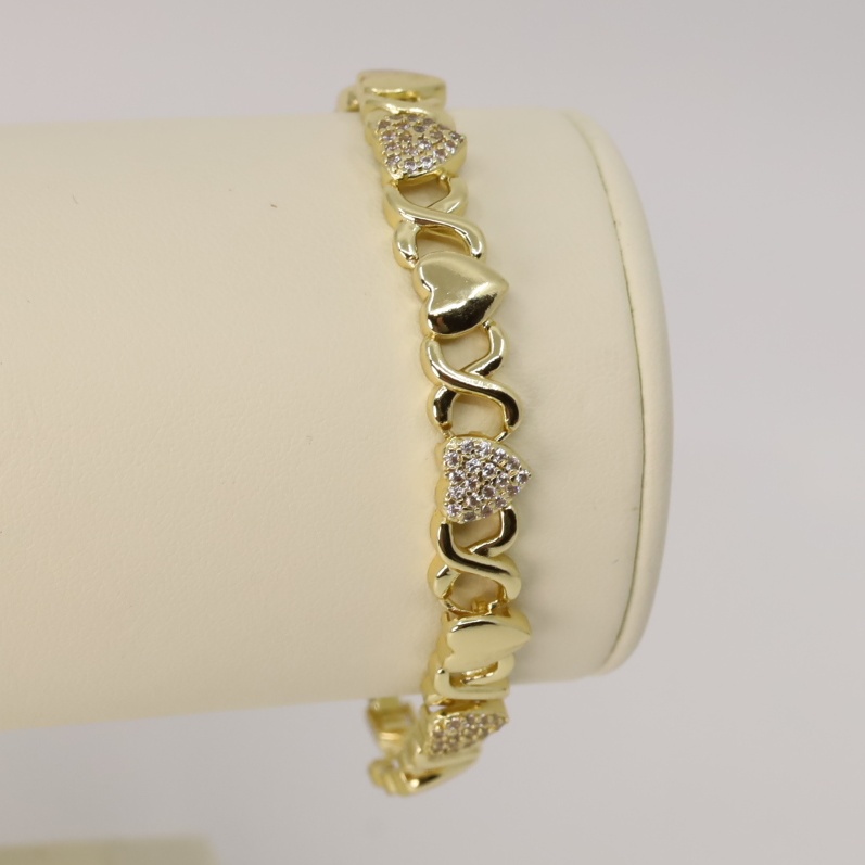 Bratara placata cu aur 14K model BF303 - dimensiune 19 cm