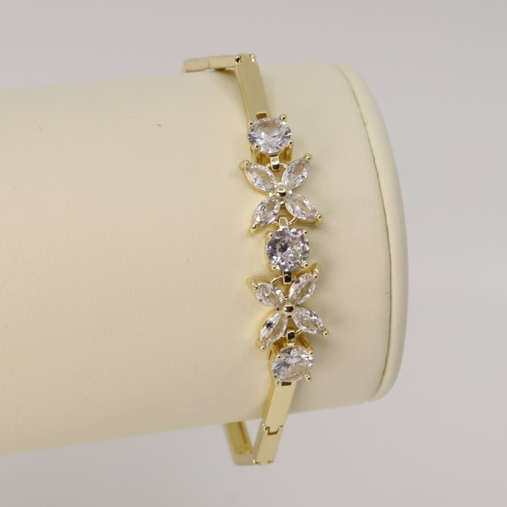 Bratara placata cu aur 14K model BF316 - dimensiune 19 cm