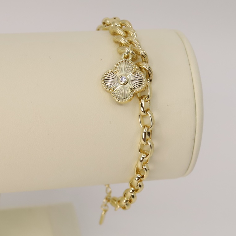 Bratara placata cu aur 14K model BF309 - dimensiune 19 cm