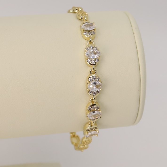 Bratara placata cu aur 14K model BF315 - dimensiune 19 cm
