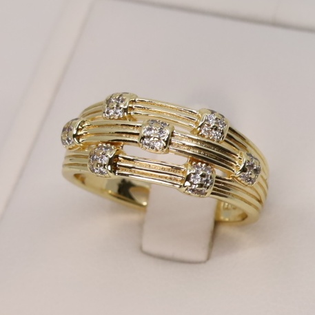 Inel placat cu aur 14K Model NX464