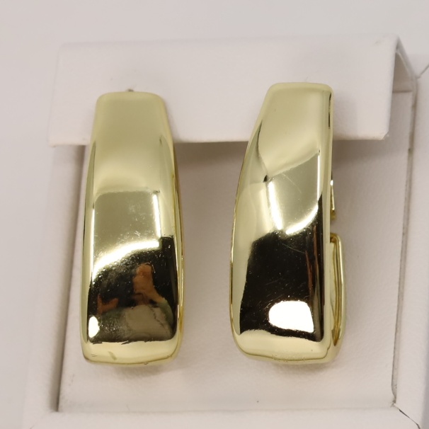 Cercei placati cu aur model CA046 - dimensiune 3,5 cm