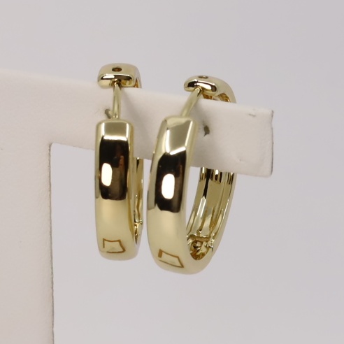 Cercei placati cu aur model CA052 - dimensiune 2 cm