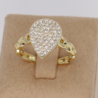 Inel placat cu aur 14K Model NX509