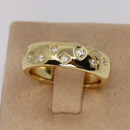 Inel placat cu aur 14K Model NX490 -  Xuping