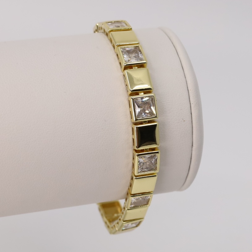 Bratara placata cu aur 14K model BF488 - dimensiune 19 CM