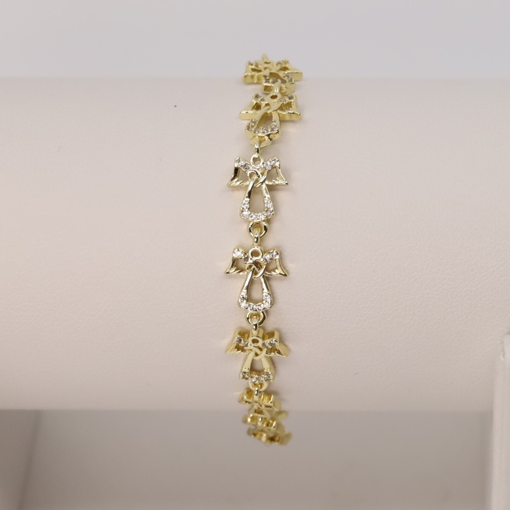 Bratara placata cu aur 14K model BF402 - dimensiune 19 cm