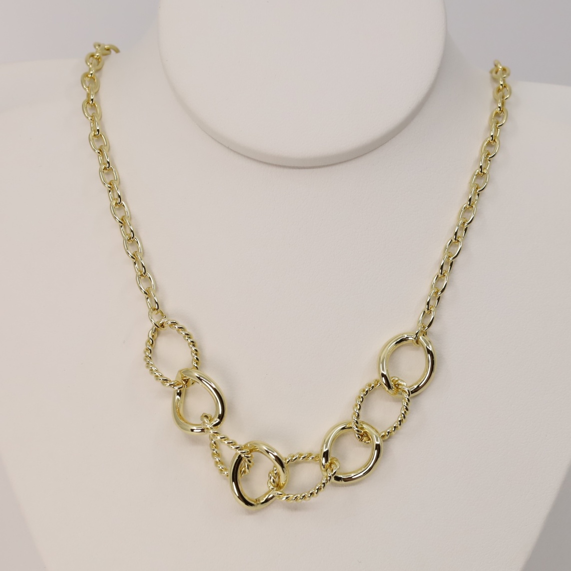 Lant colier placat cu aur 14K Model LD026 – 45 cm