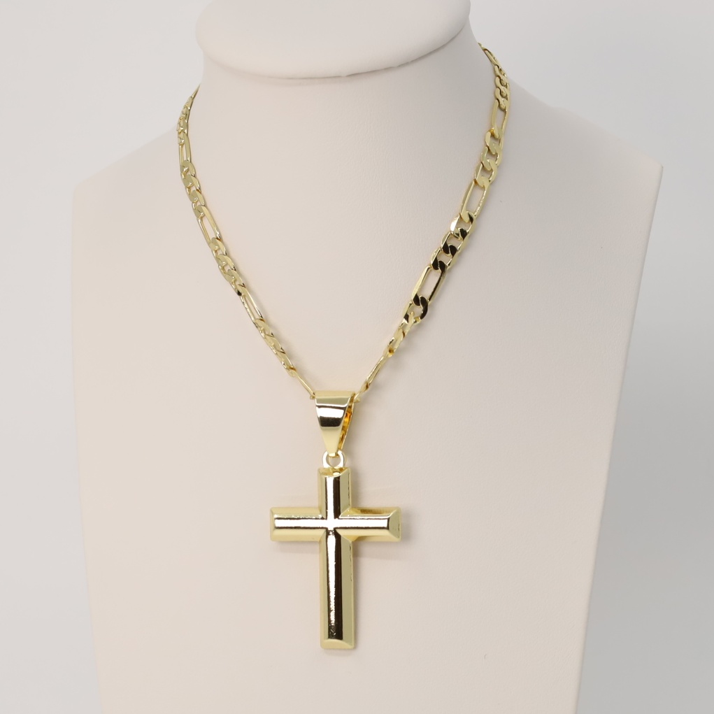 Lant cu pandativ placat cu aur 14K Model EEL065 - 55 cm