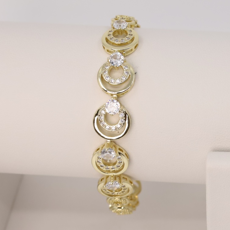 Bratara placata cu aur 14K model BF505 - dimensiune 19 CM