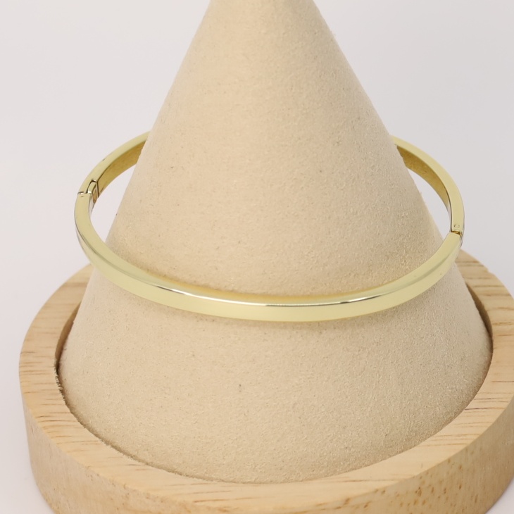 Bratara placata cu aur 14K model BF520 - diametru 7 cm