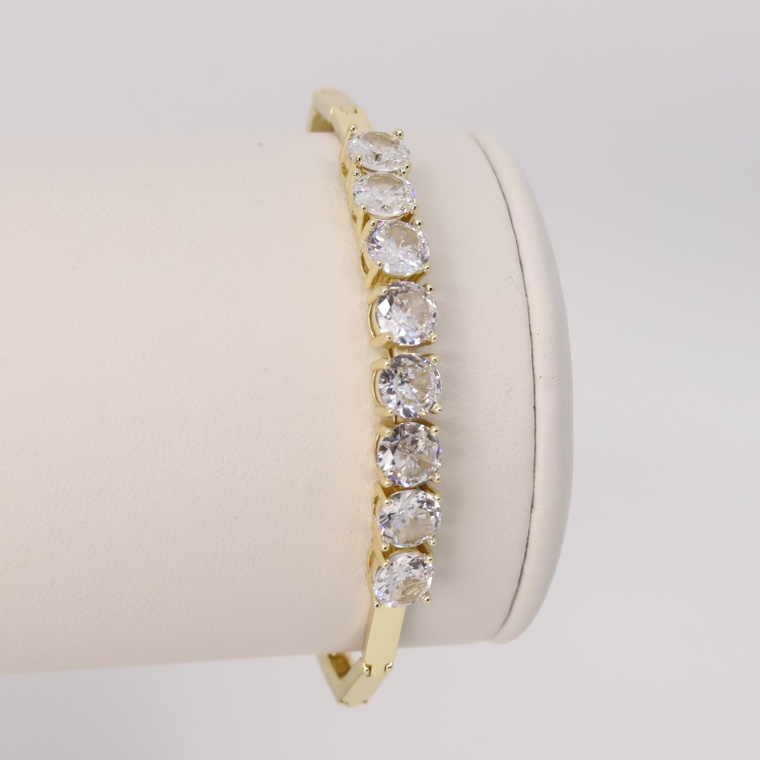 Bratara placata cu aur 14K model BF528 - 19 cm