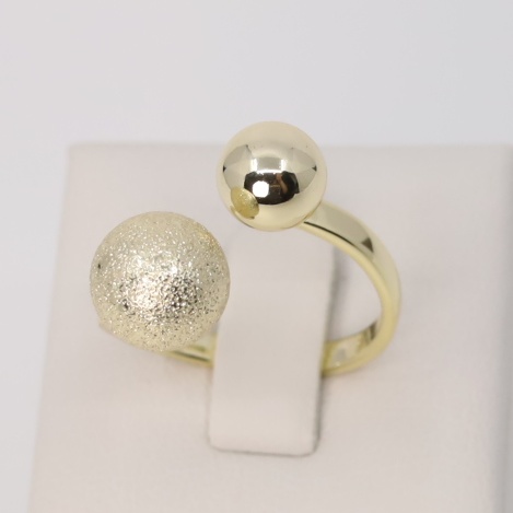 Inel placat cu aur 14K Model NE075