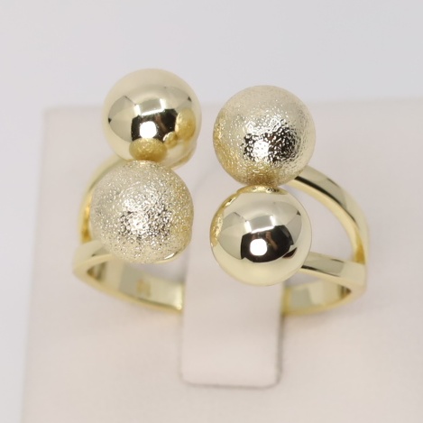 Inel placat cu aur 14K Model NE074