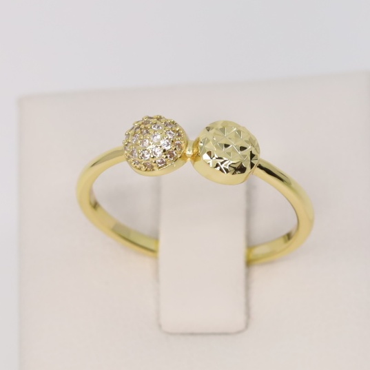 Inel placat cu aur 14K Model NE073