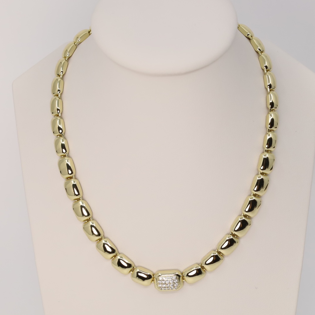 Lant colier placat cu aur 14K Model LD062 – 50 cm
