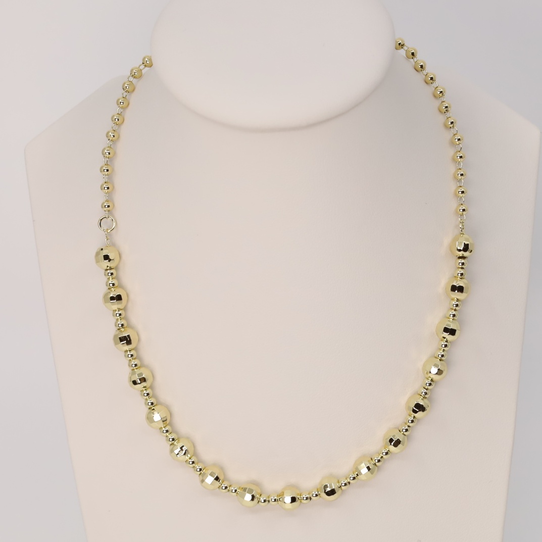 Lant colier placat cu aur 14K Model LD067 – 45 cm