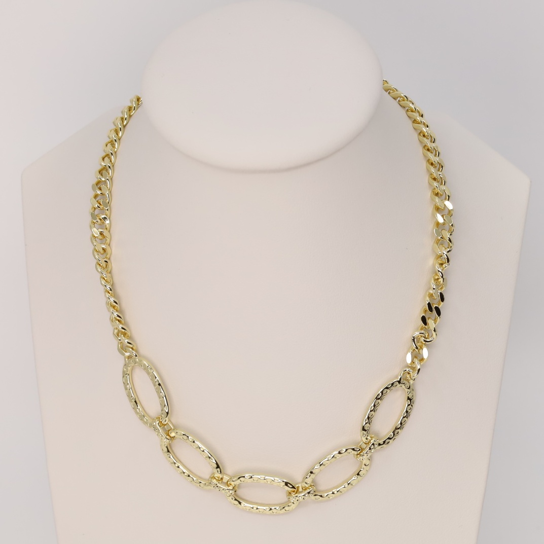 Lant colier placat cu aur 14K Model LD072 – 45 cm