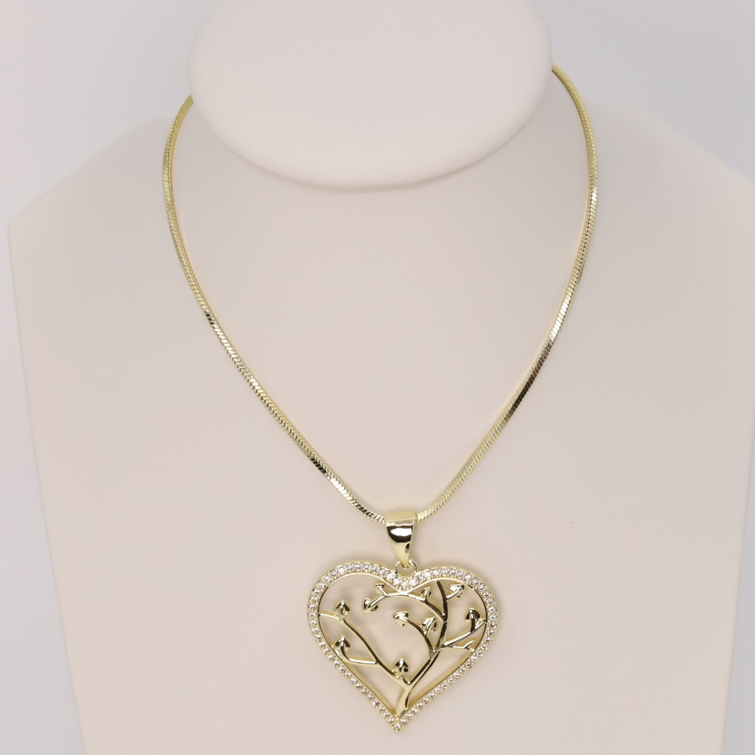 Lant cu pandativ placat cu aur 14K Model LD079 – 55 cm