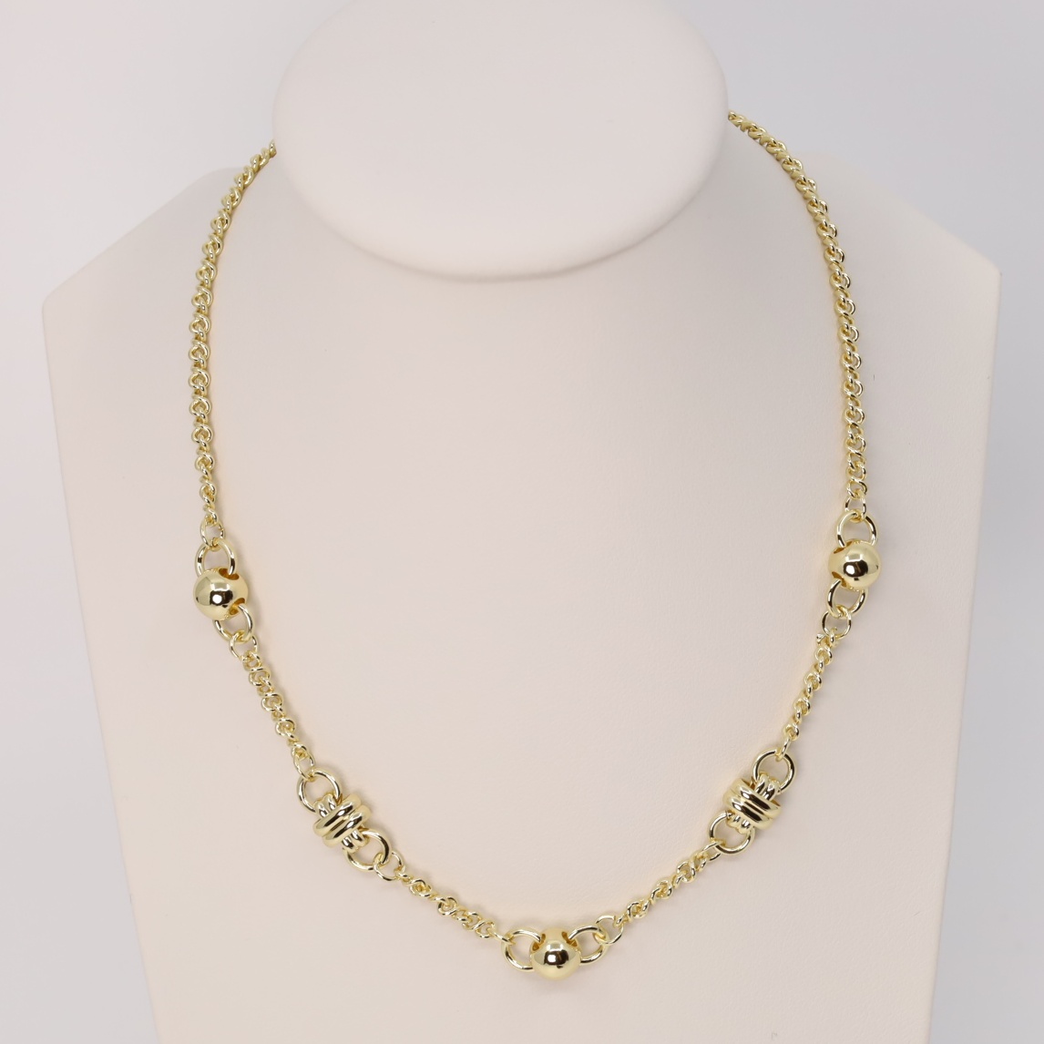 Lant colier placat cu aur 14K Model LD071 – 45 cm