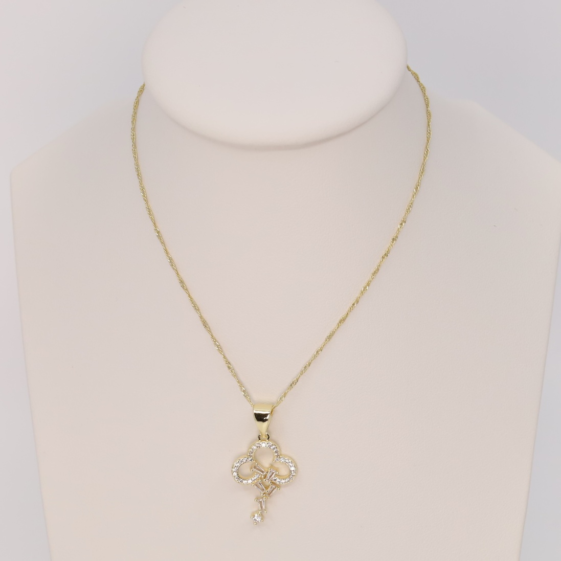 Lant cu pandativ placat cu aur 14K Model LD074 – 45 cm