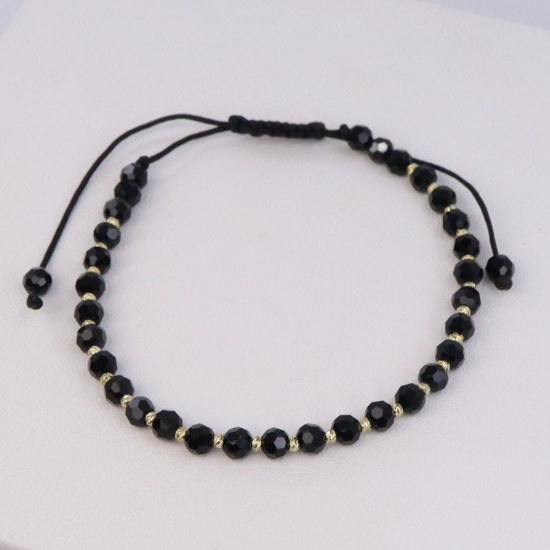 Bratara placata cu aur 14K model EBB001 - reglabila - model unisex