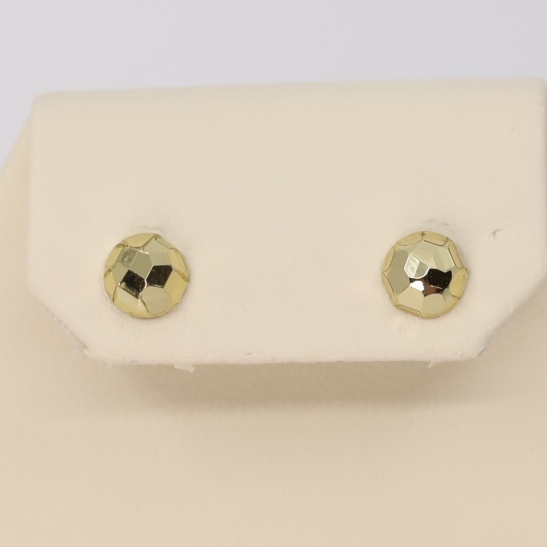 Cercei placati cu aur model CA567 - dimensiune 0,3 cm