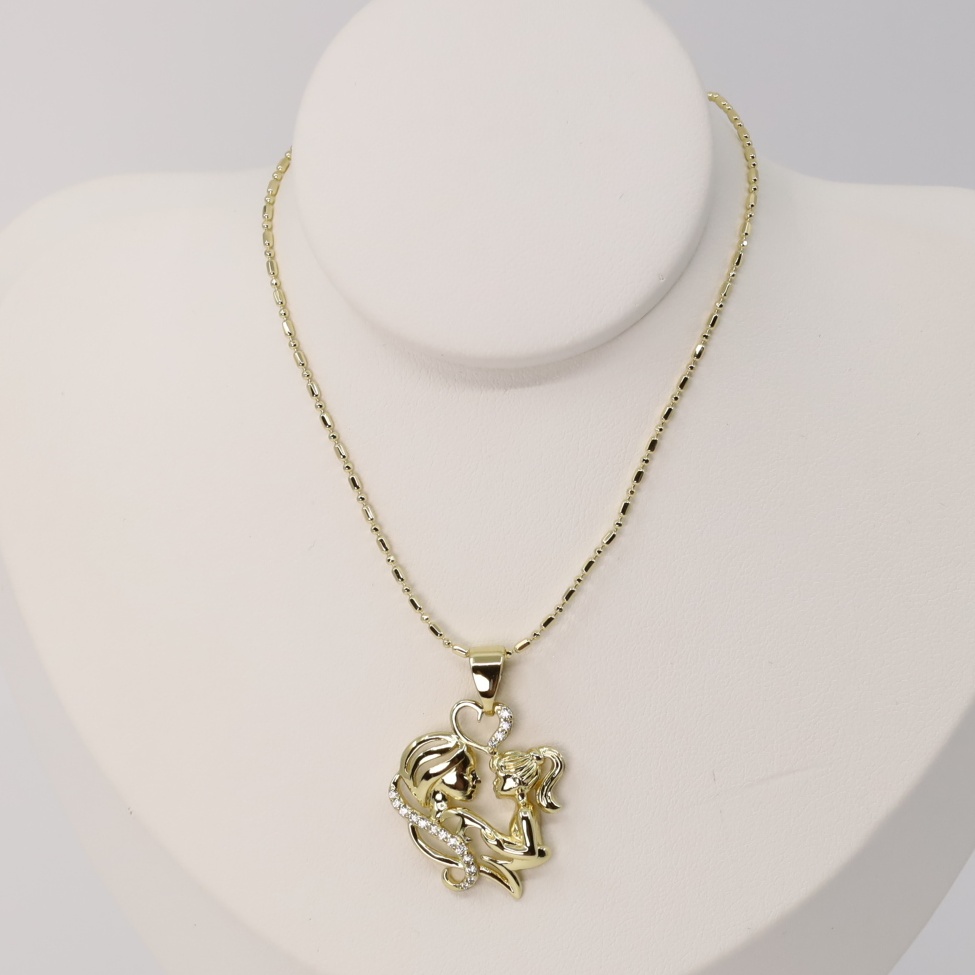 Lant cu pandativ placat cu aur 14K Model LD134 – 55 cm