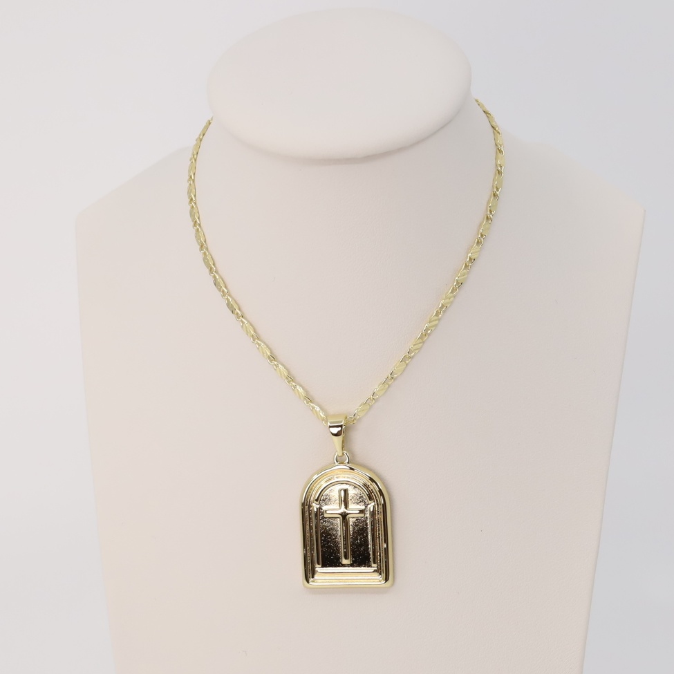 Lant cu pandativ placat cu aur 14K Model LD151 – 55 cm