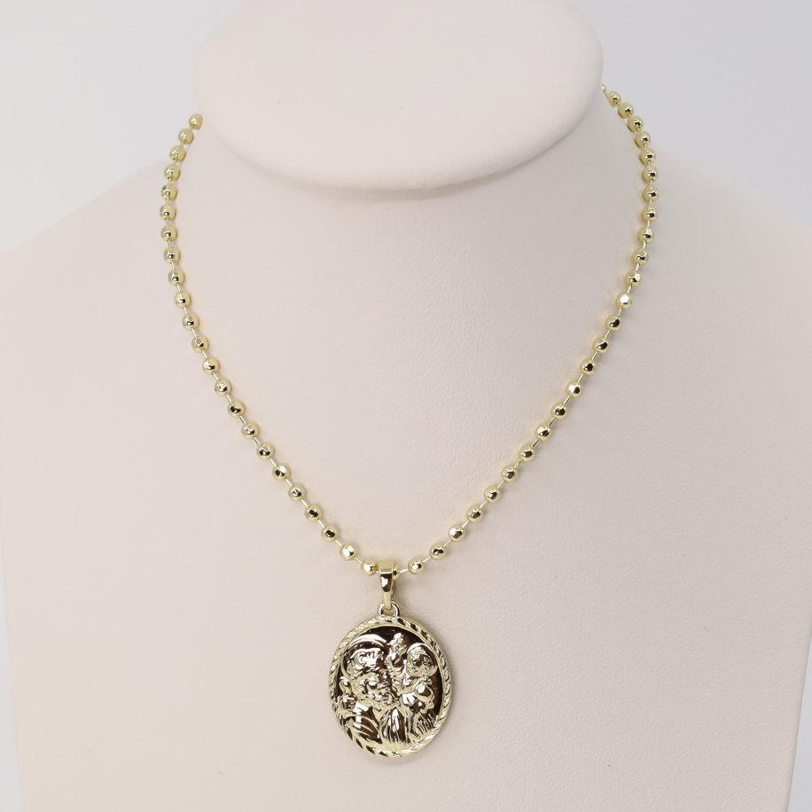 Lant cu pandativ placat cu aur 14K Model LD155 – 55 cm