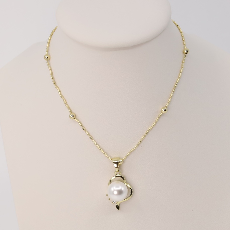 Lant cu pandativ placat cu aur 14K Model LD142 – 50 cm