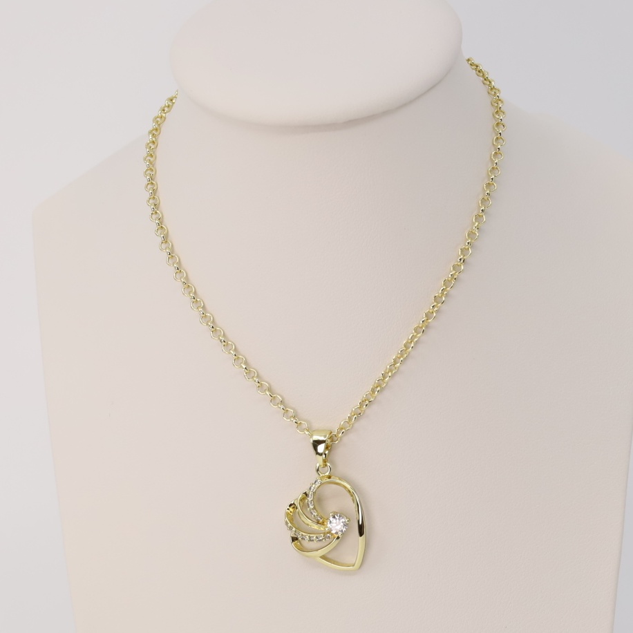 Lant cu pandativ placat cu aur 14K Model LD149 – 50 cm