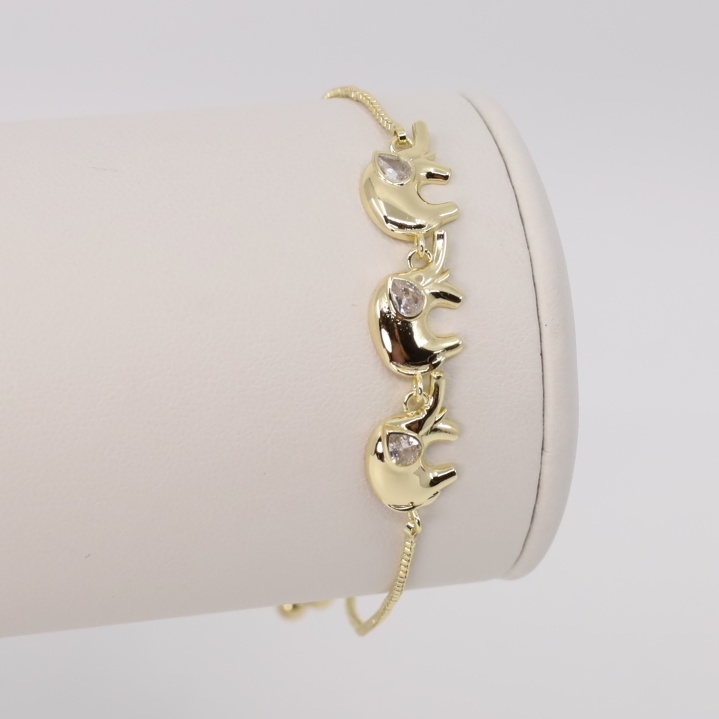 Bratara placata cu aur 14K model BF636 - reglabila