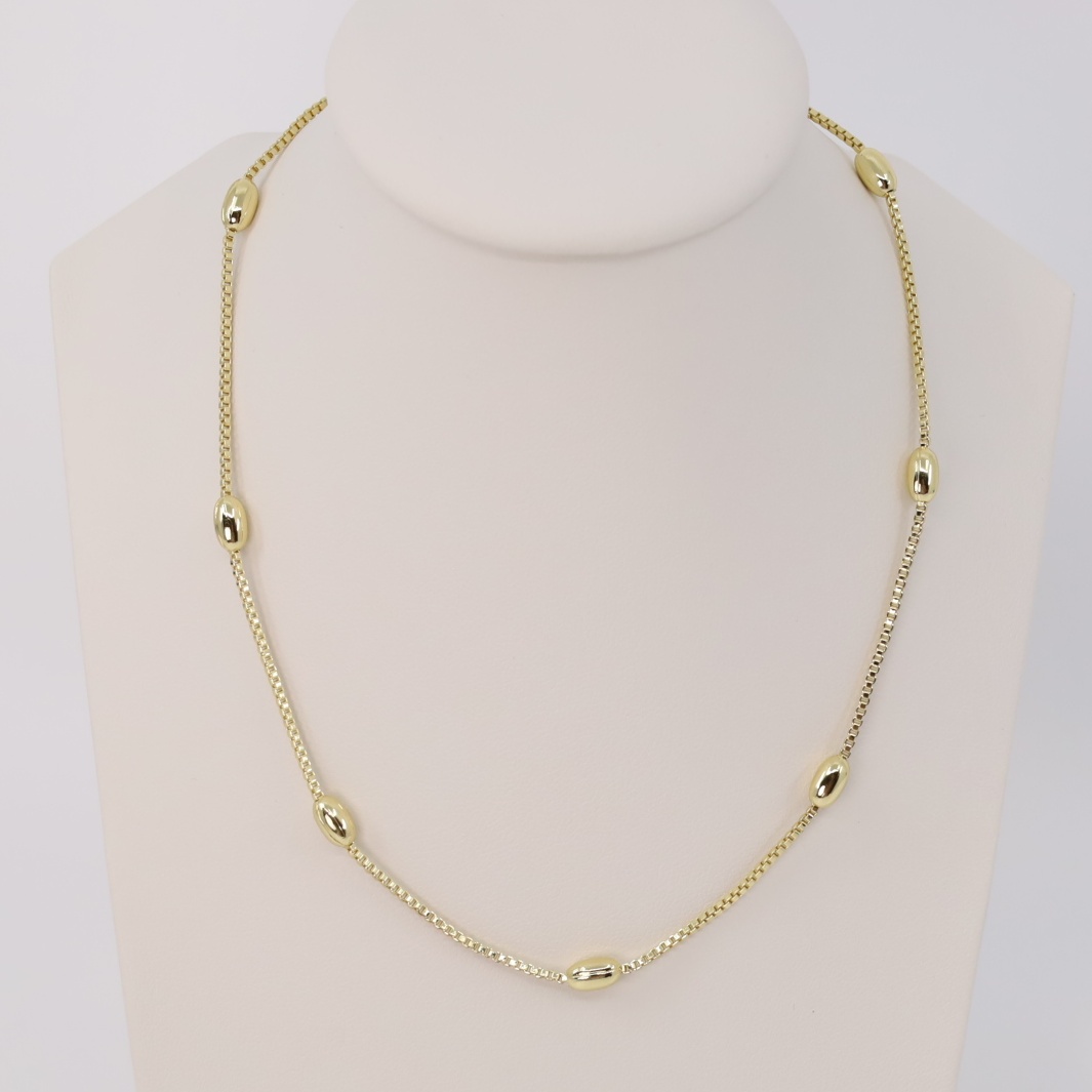 Lant placat cu aur 14K Model EEL075 - 55 cm