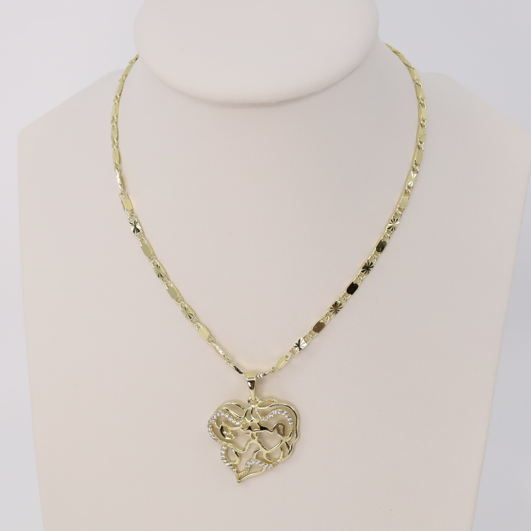 Lant cu pandativ placat cu aur 14K Model LD170 – 50 cm