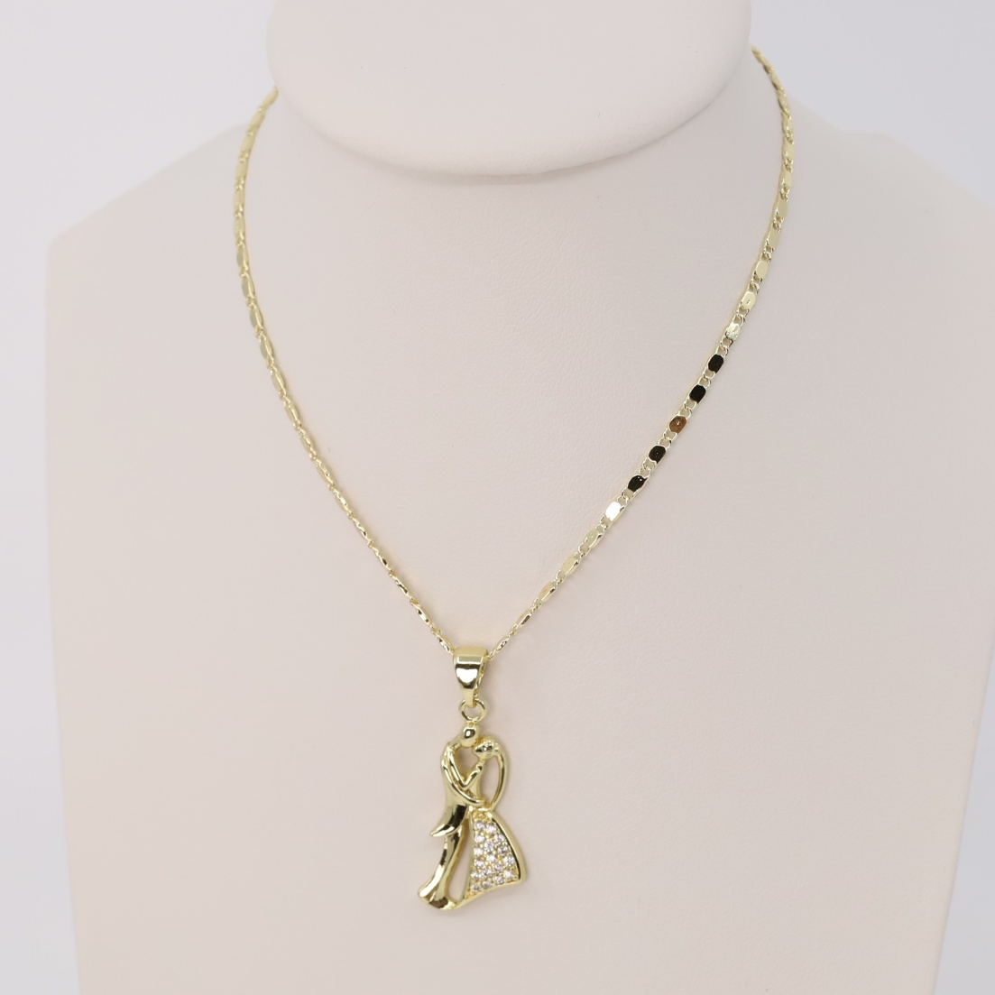 Lant cu pandativ placat cu aur 14K Model LD165 – 60 cm