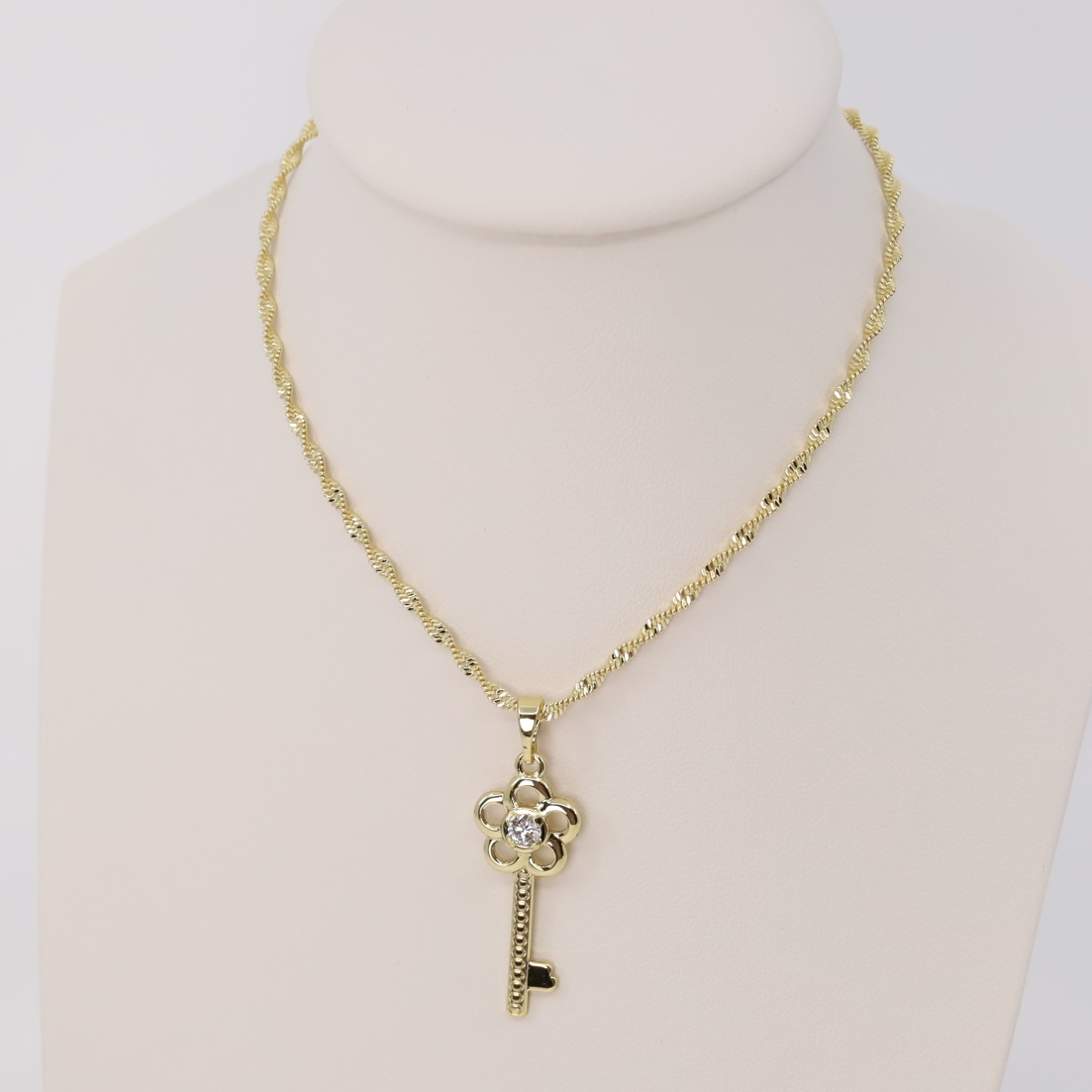 Lant cu pandativ placat cu aur 14K Model LD178 – 50 cm