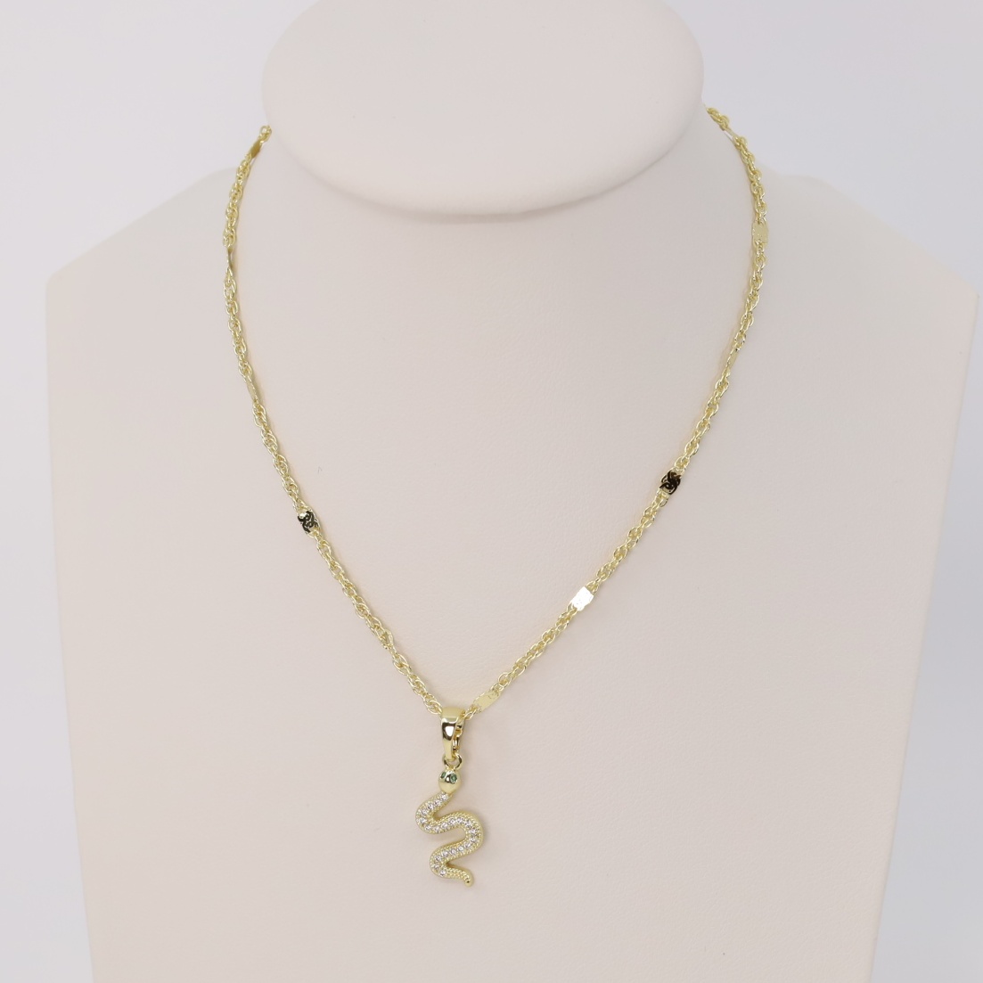 Lant cu pandativ placat cu aur 14K Model LD161 – 40 cm