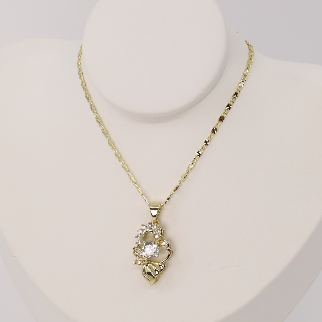 Lant cu pandativ placat cu aur 14K Model LD186 – 50 cm