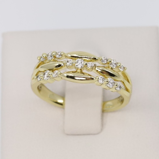 Inel placat cu aur 14K Model IN027 - Xuping